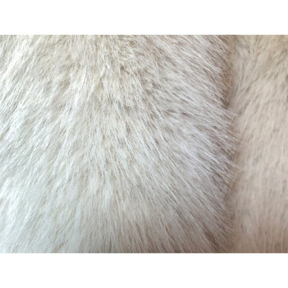 Commense Shift Boxy Oversized Collared Faux Fur Coat sz M Pockets Mid-Length - Picture 4 of 9